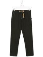 White Sand Teen Belted Trousers - Green