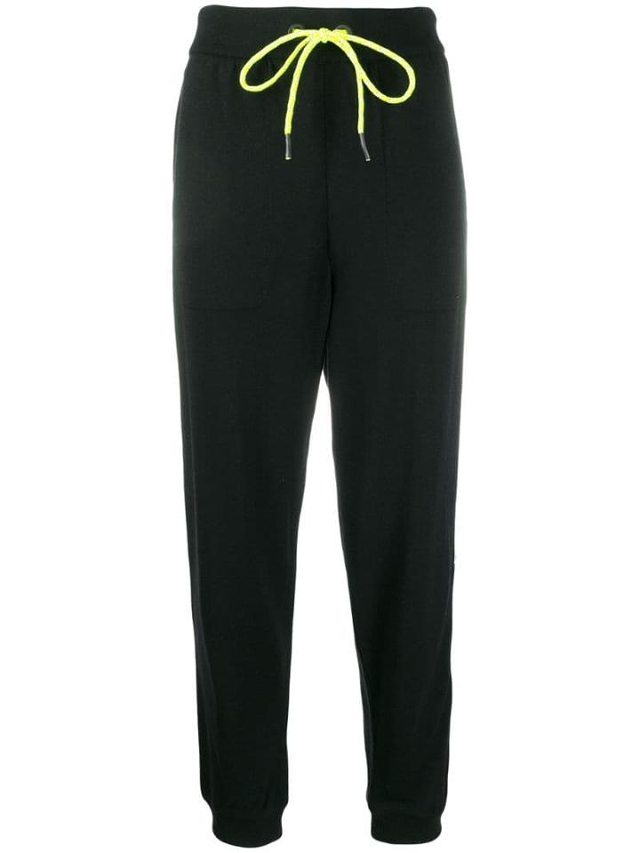 Iceberg Wool Track Pants - Black