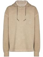 A-cold-wall* Oversized Logo Hoodie - Neutrals