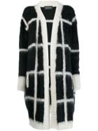 Gianluca Capannolo Oversized Check Cardigan - Black