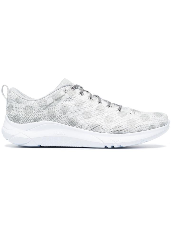 Hoka One One Grey Hupana 2 X Engineered Garments Polka Dot Sneakers -