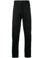 Valentino Vltn Print Straight-leg Trousers - Black