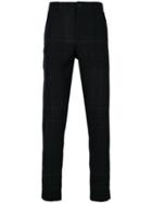 Msgm Striped Tailored Trousers - Black