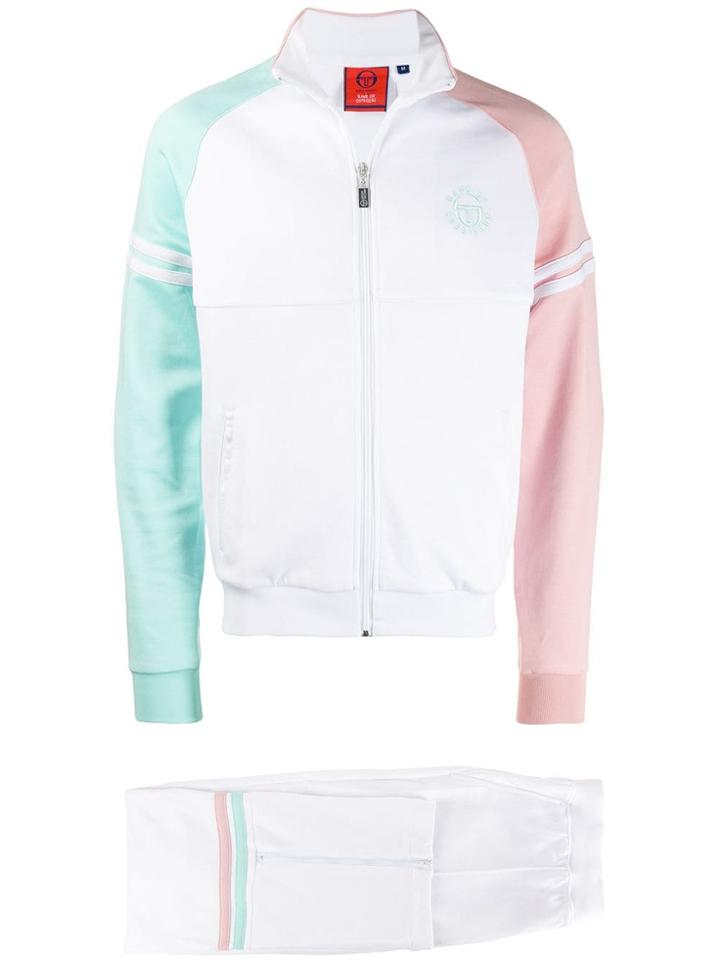 Sergio Tacchini X Band Of Outsiders Colour Block Tracksuit - White