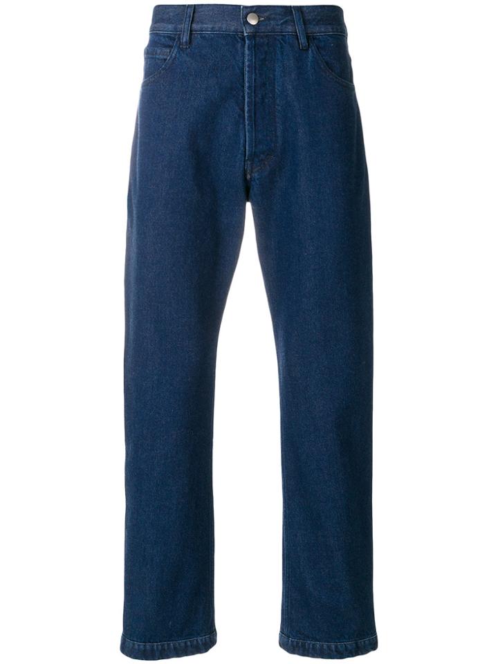 Marni Embellished Pocket Jeans - Blue