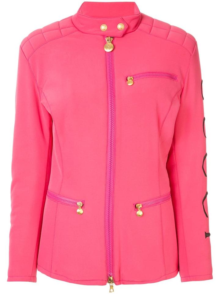 Gucci Pre-owned Logo Print Jacket - Pink