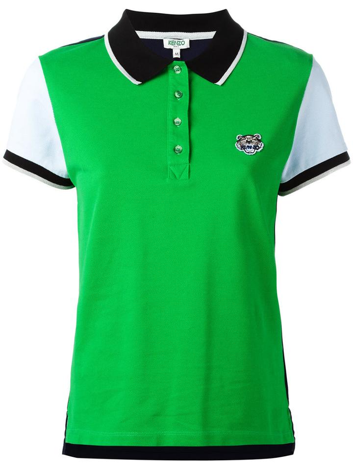 Kenzo Mini Tiger Polo Shirt, Women's, Size: Xl, Blue, Cotton