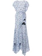 Marni Floral Maxi Dress - Blue