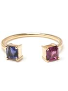 Ileana Makri 18k Yellow Gold, Rodolite And Lolite Ring