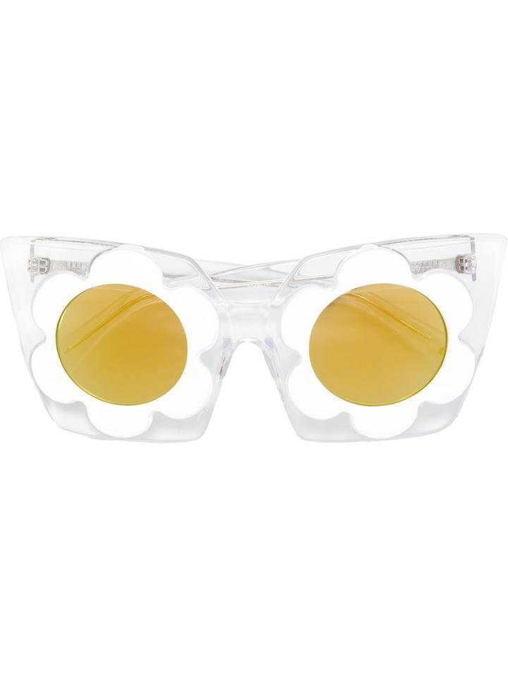 Linda Farrow Gallery Markus Lupfer X Linda Farrow 'daisy Shades' Sunglasses