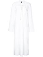 Bassike Pleat Front Sack Dress - White