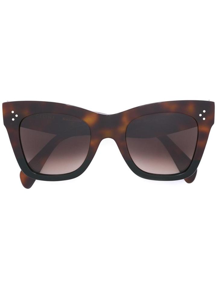 Celine Eyewear 'catherine' Sunglasses - Brown