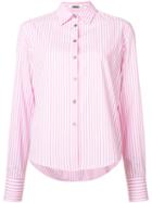 Jourden - Striped Shirt - Women - Cotton - 40, Pink/purple, Cotton