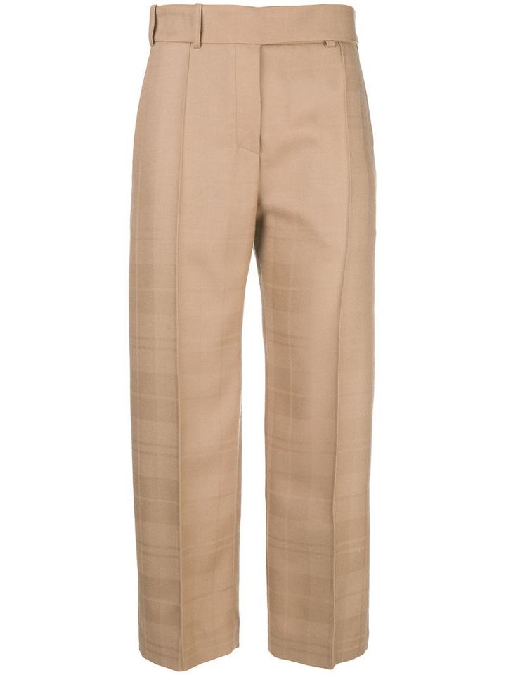 Alexandre Vauthier Creased Cropped Trousers - Neutrals