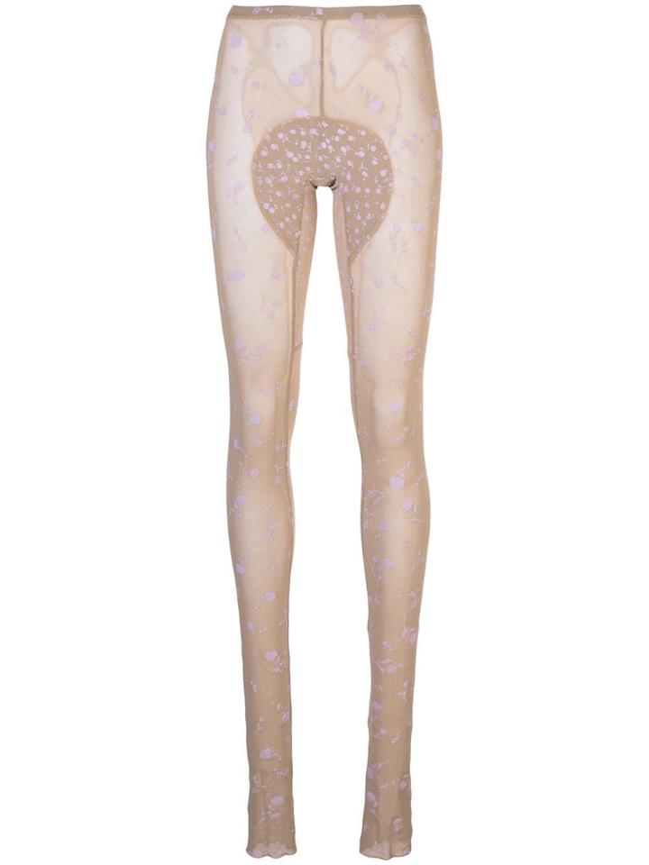 Charlotte Knowles Halcyon Tights - Neutrals