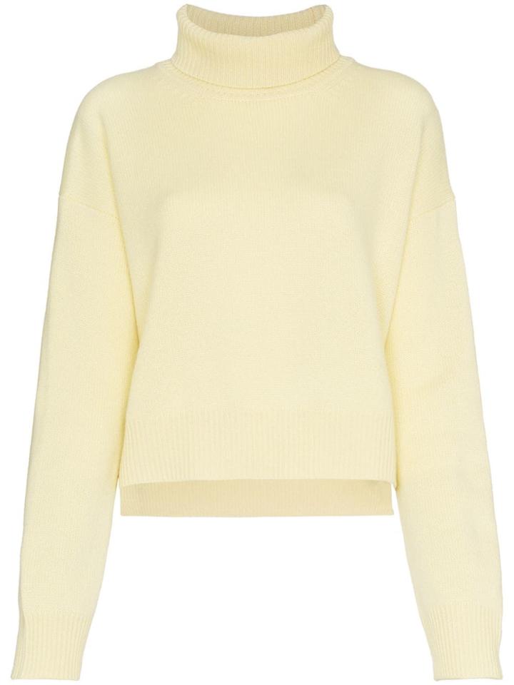 Rejina Pyo Slouchy Turtleneck Jumper - Yellow
