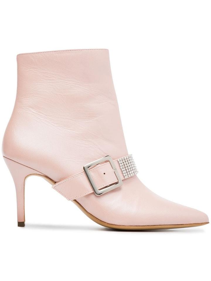 Kalda Pink Ada 80 Leather Boots