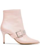 Kalda Pink Ada 80 Leather Boots