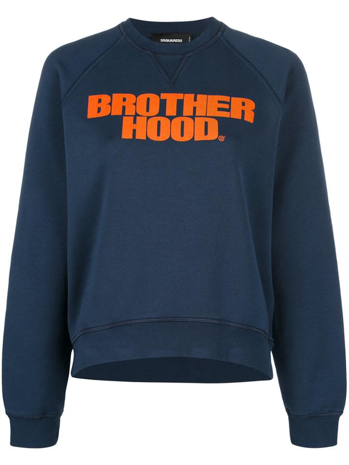 Dsquared2 Brother Hood Sweater - Blue
