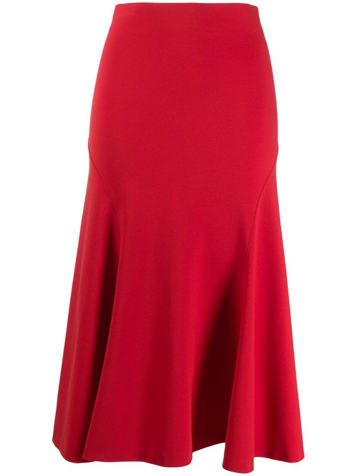 Philosophy Di Lorenzo Serafini Full Midi Skirt - Red