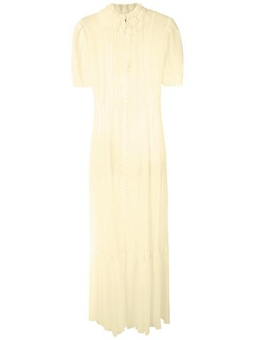 Andrea Bogosian Vestido Poli Couture Abf - Yellow