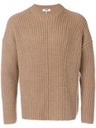 Msgm Ribbed Jumper - Nude & Neutrals