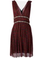 Isabel Marant Étoile 'balzan' Dress, Women's, Size: 34, Red, Viscose/silk/cotton/polyester