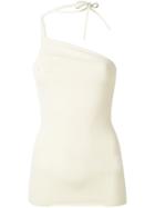 Jacquemus Asymmetric Fitted Top - Neutrals