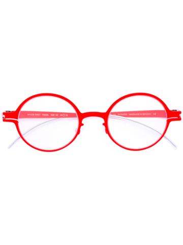 Mykita Kids - Round Frame Glasses - Kids - Metal (other) - One Size, Pink/purple