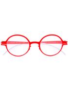 Mykita Kids - Round Frame Glasses - Kids - Metal (other) - One Size, Pink/purple