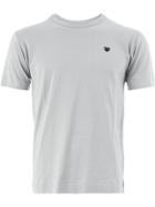 Comme Des Garçons Play Embroidered Heart T-shirt - Grey