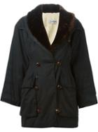 Jean Paul Gaultier Vintage Faux Fur Collar Coat