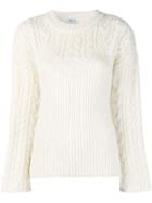 Kenzo Multi-knit Sweater - White