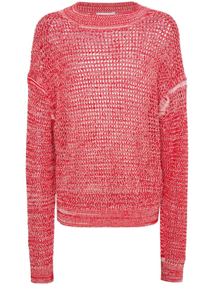 Jil Sander Drop Shoulder Sweater - Red