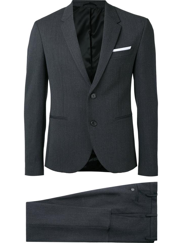 Neil Barrett - Slim-fit Two-piece Suit - Men - Polyester/spandex/elastane/virgin Wool - 48, Grey, Polyester/spandex/elastane/virgin Wool