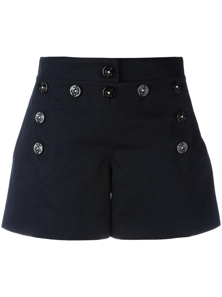Dolce & Gabbana Sailor Shorts, Size: 40, Blue, Cotton