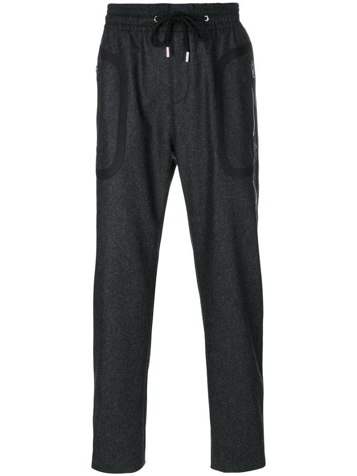 Givenchy - Track Trousers - Men - Cotton/polyester/polyurethane/wool - 50, Grey, Cotton/polyester/polyurethane/wool