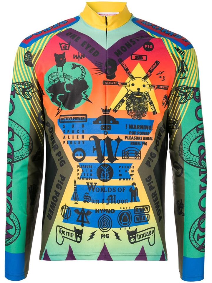 Walter Van Beirendonck Pre-owned Pig Bike Top - Multicolour