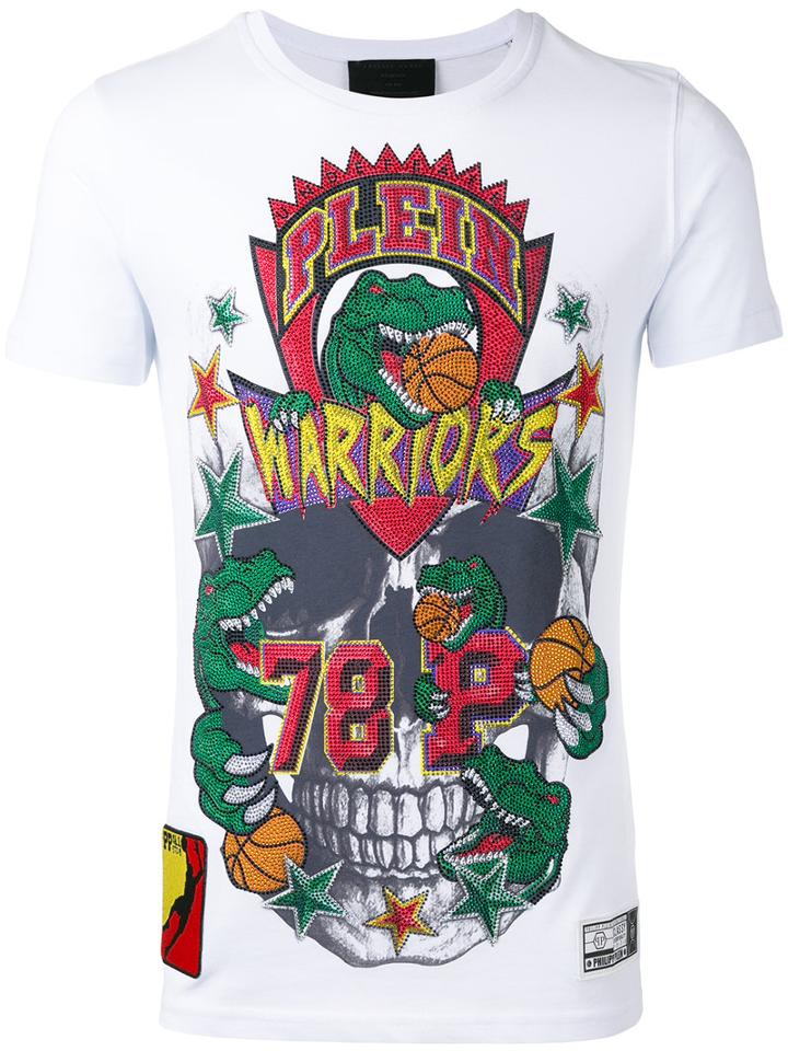 Philipp Plein Opera T-shirt, Men's, Size: Xl, White, Cotton