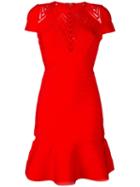 Hervé Léger Hillary Dress, Women's, Size: Medium, Red, Rayon/nylon/spandex/elastane