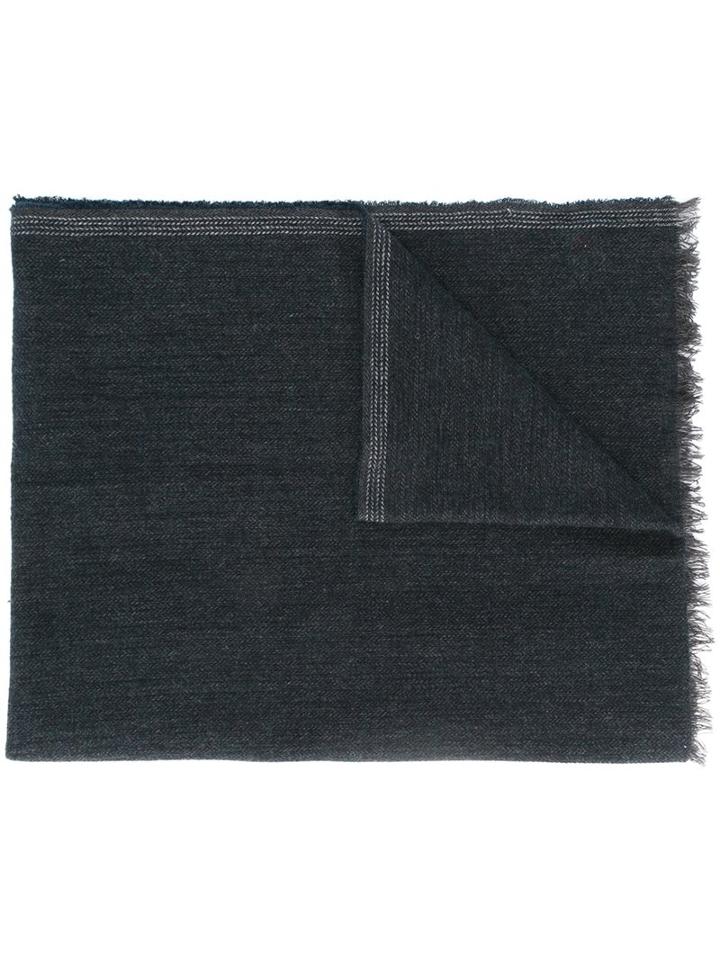 Brunello Cucinelli Fringed Edge Scarf