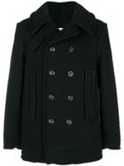 Maison Margiela Double-breasted Fitted Coat - Black