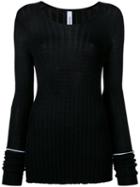Georgia Alice - Dusky Knitted Top - Women - Viscose/polyimide - 8, Black, Viscose/polyimide