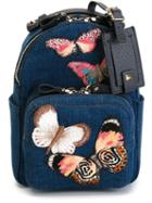 Valentino Garavani Butterfly Denim Backpack