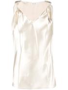 Helmut Lang Knotted Strap Blouse - Nude & Neutrals