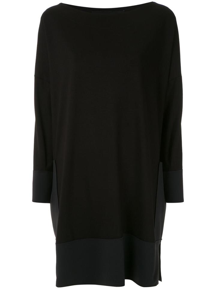 Gloria Coelho Side Pockets Elongated Jumper - Black