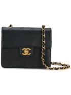 Chanel Vintage 'mademoiselle Stitch' Mini Classic Flap Bag, Women's, Blue