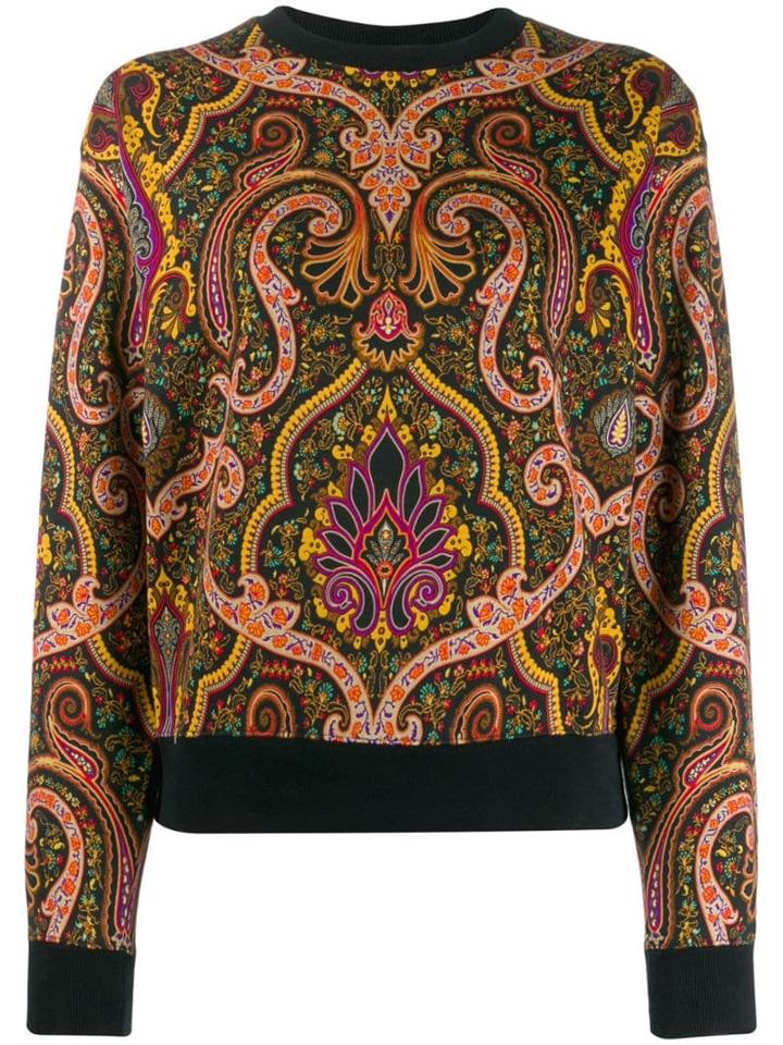 Etro Paisley Print Sweatshirt - Black