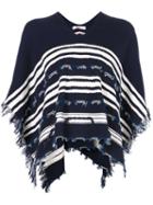 Barrie Striped Poncho