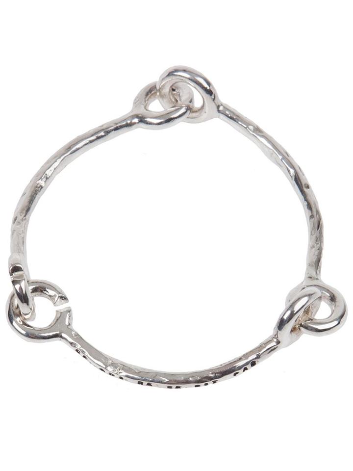 Thoraval Engraved Bracelet, Women's, Metallic